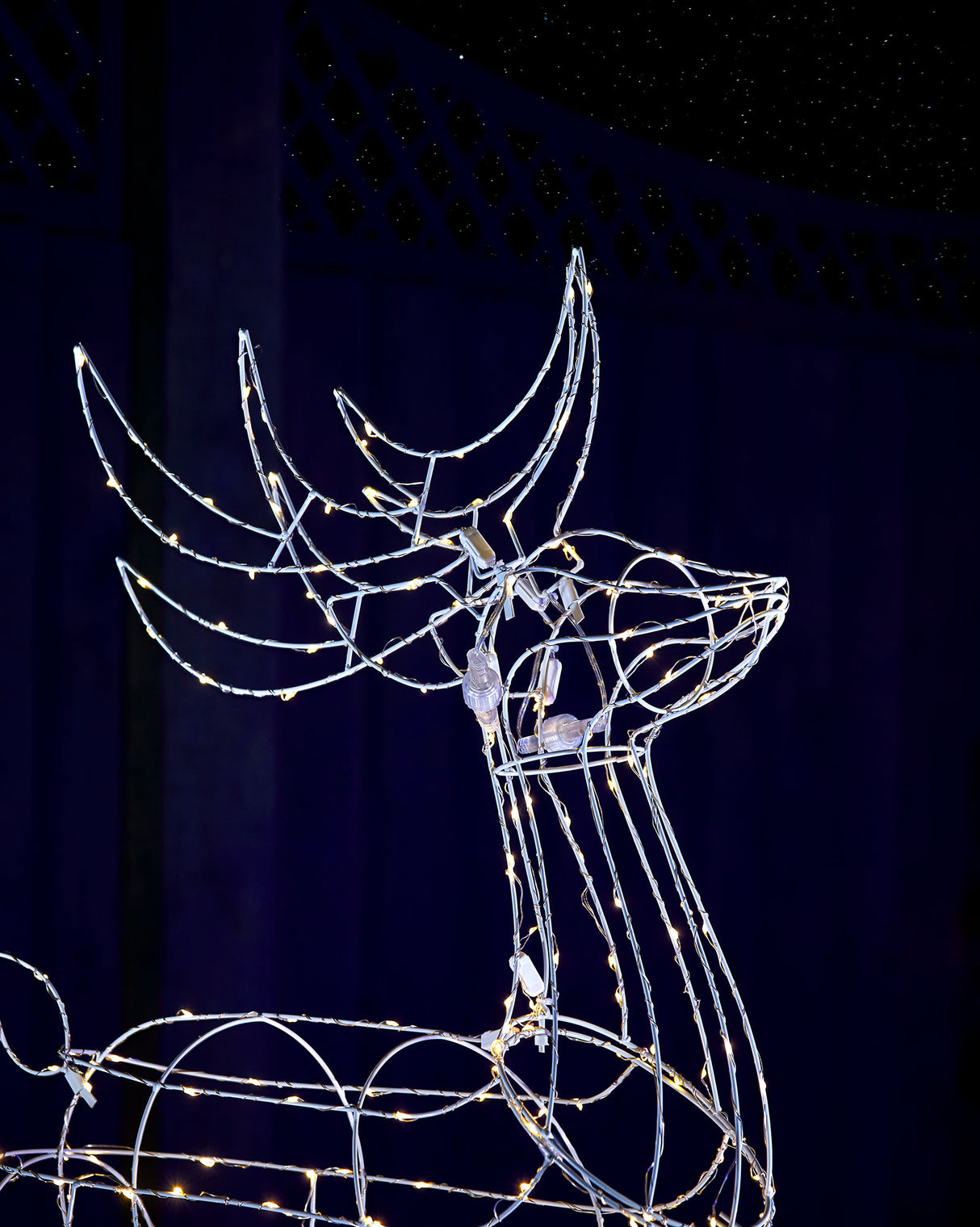 3D Standing Reindeer Silhouette, 110 cm