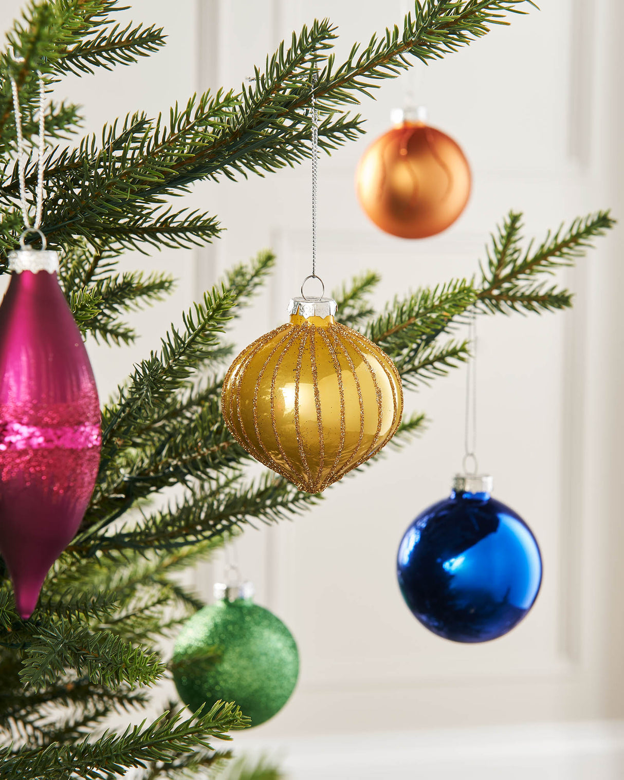 Twenty Rainbow Glass Baubles