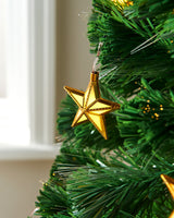 Pre-Lit Fibre Optic Christmas Tree with Stars
