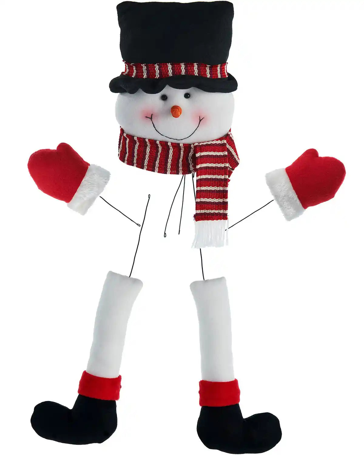 3D DIY Snowman Tree Decoration, 40 cm on a White Background