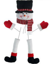 3D DIY Snowman Tree Decoration, 40 cm on a White Background