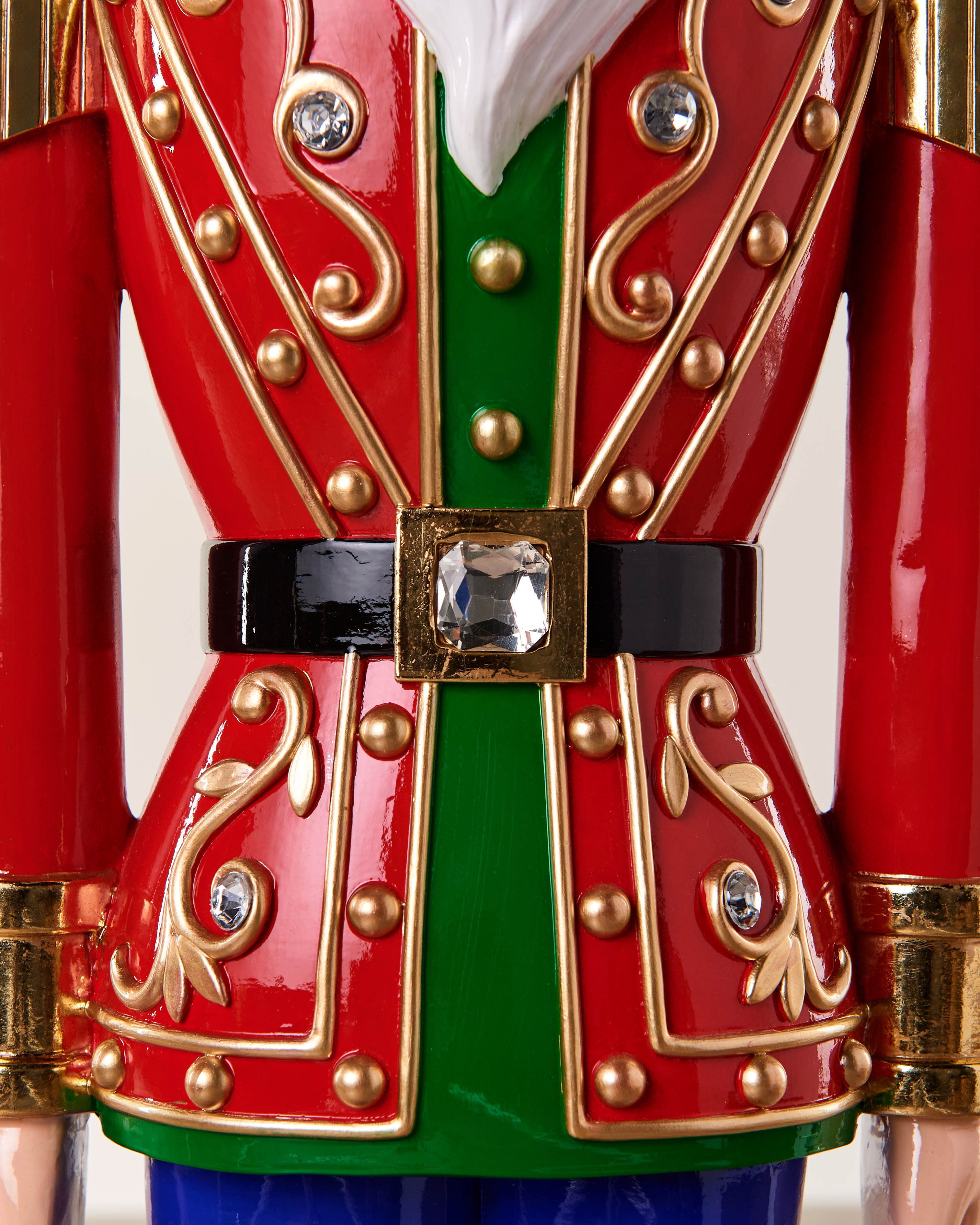 Traditional Christmas Resin Nutcracker, 4 ft