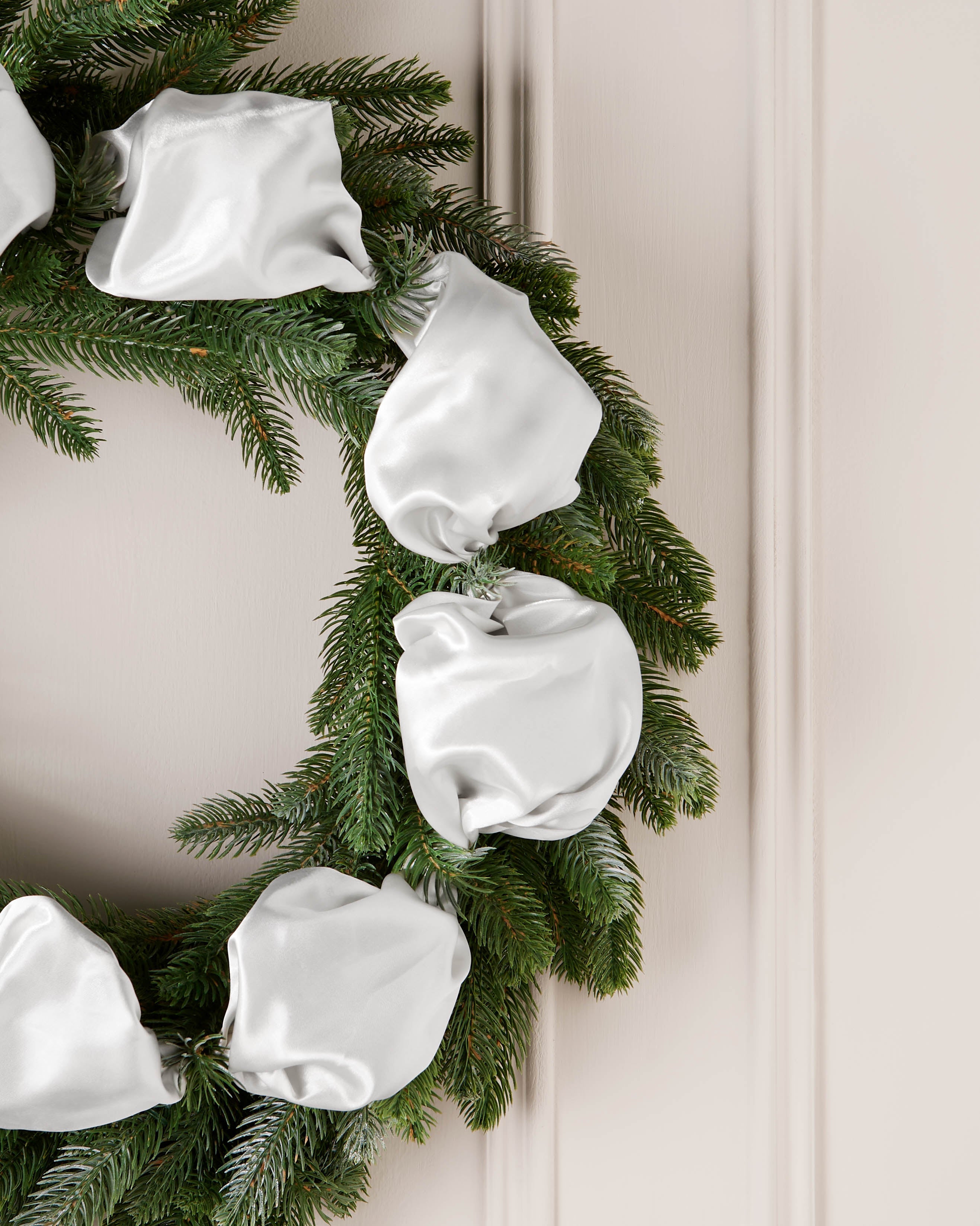 Silver Satin Ribbon, 20 m