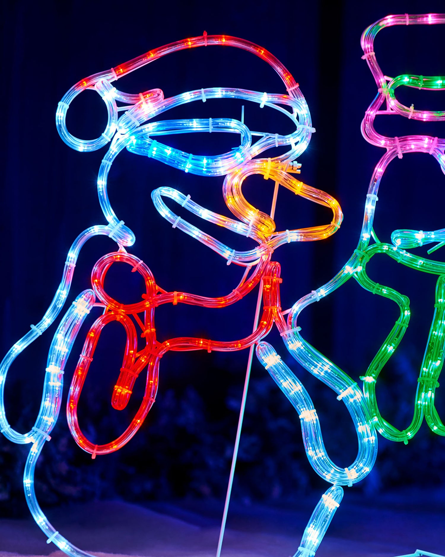 Animated Snowman Rope Light Silhouette, 105 cm – We R Christmas