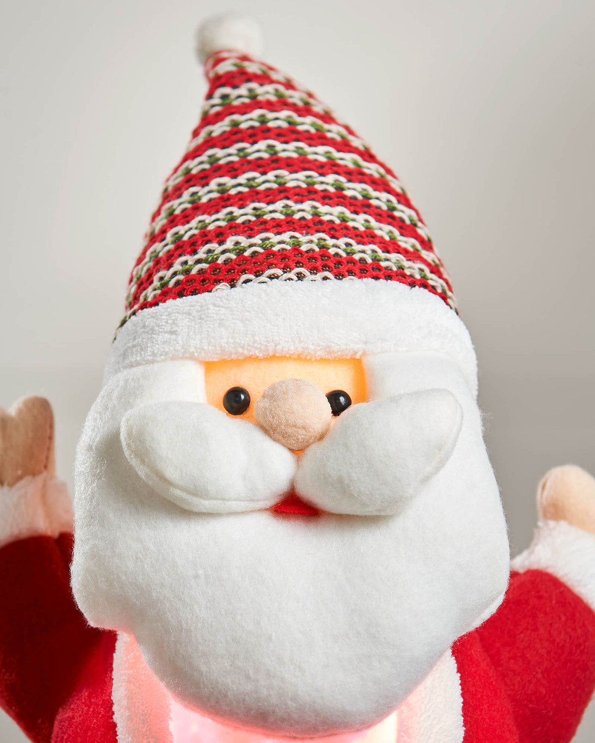 Musical Animated Santa Figurine, 35 cm