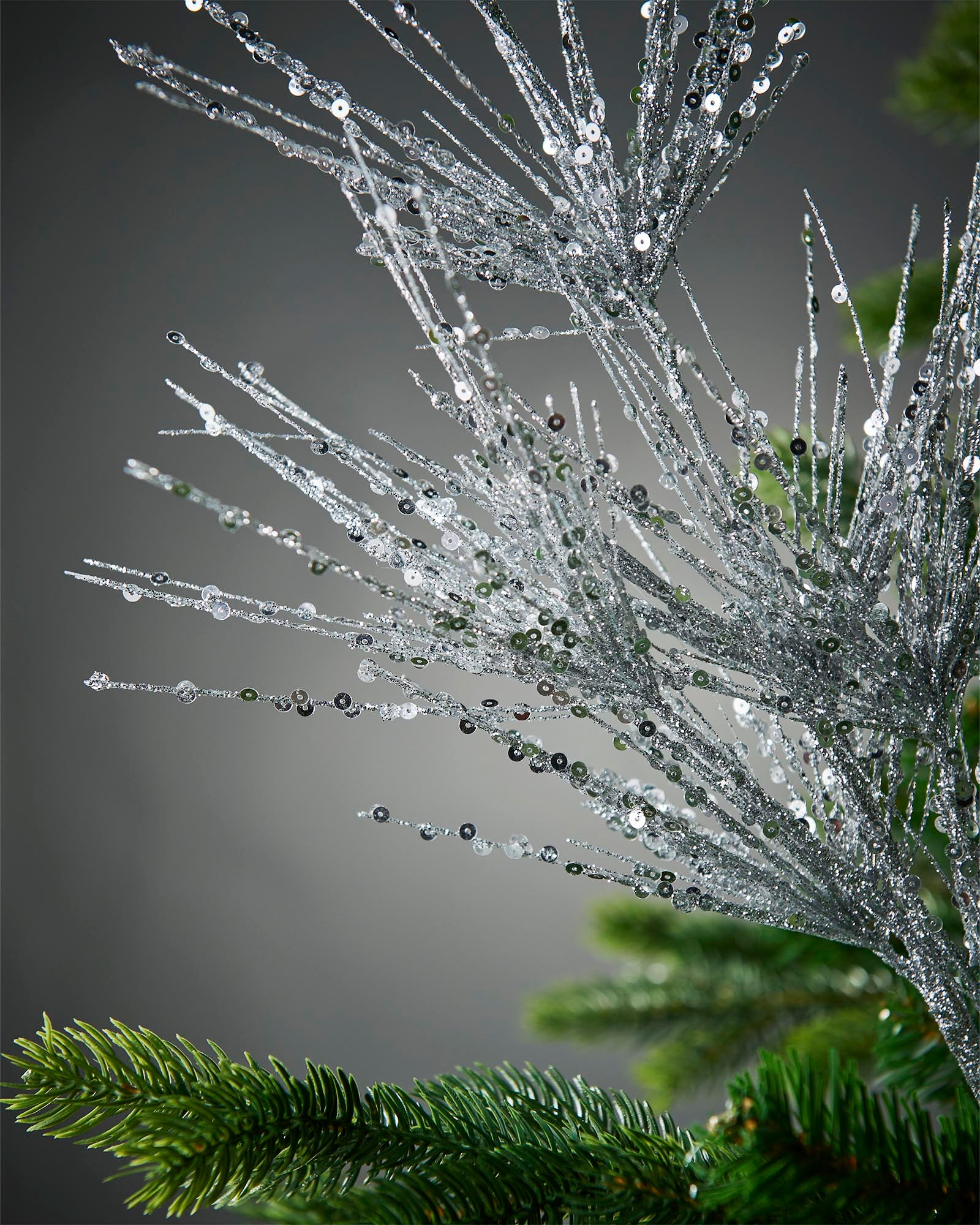Glitter Firework Spray, Silver, 74 cm