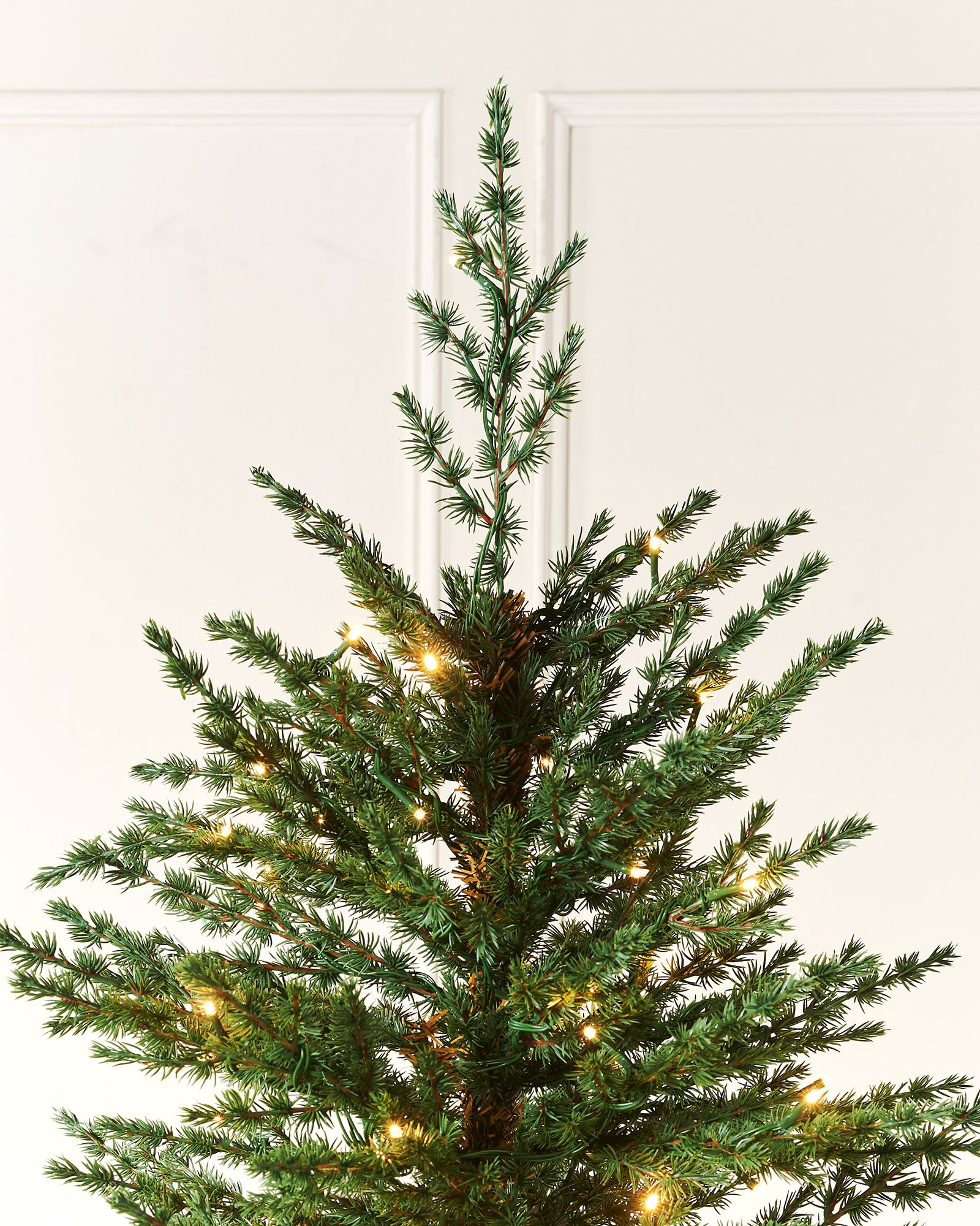 Pre-Lit Traditional Fir Multi-Function Christmas Tree, 6 ft