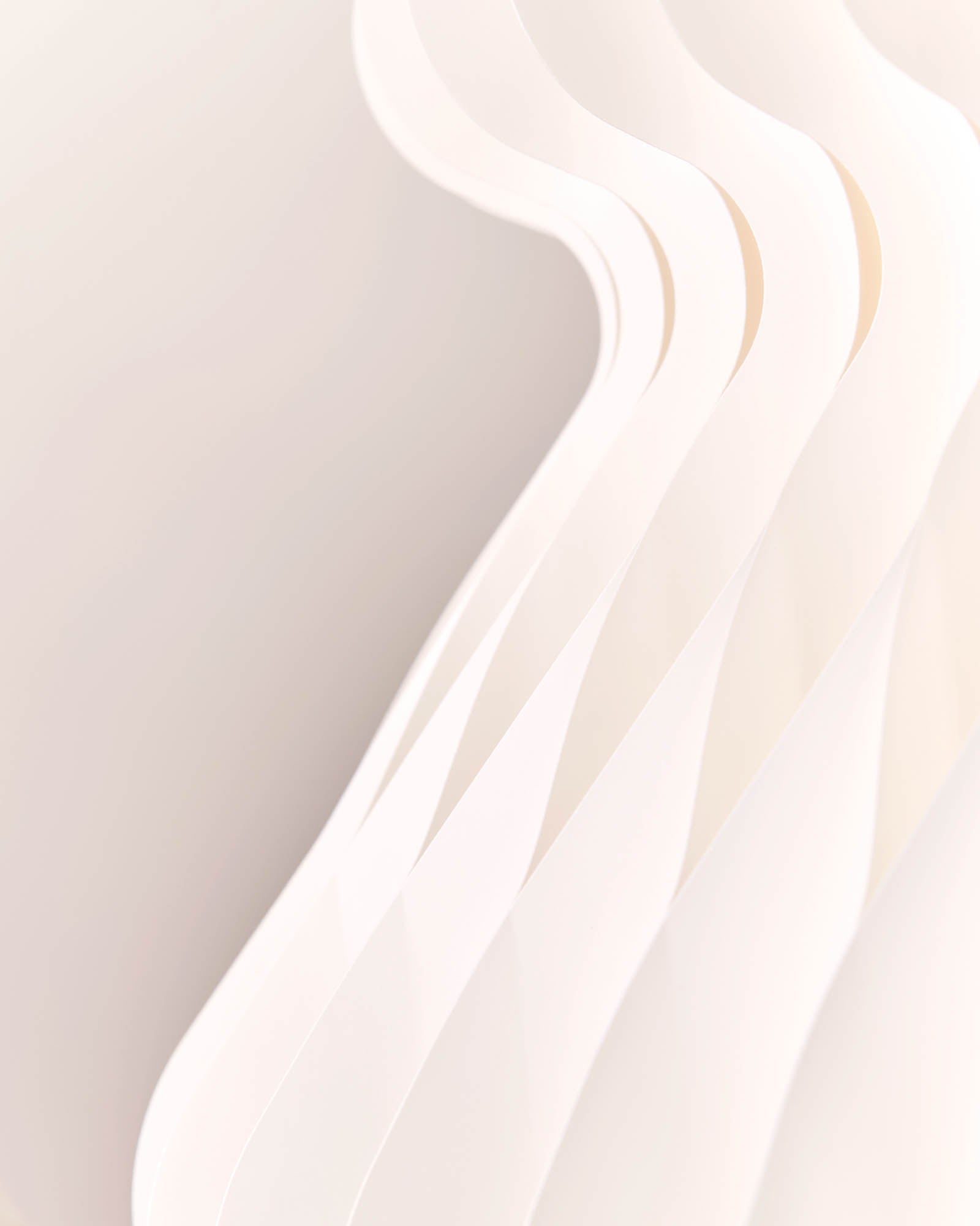 Off-White Paper Honeycomb Christmas Tree, 3 ft