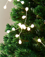 Pre-Lit Berry Cluster Fibre Optic Christmas Tree, 7 ft