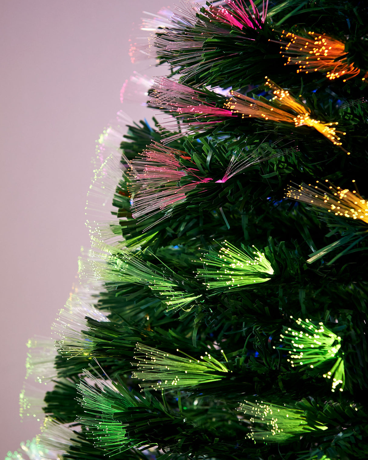 Pre-Lit Colour Changing Fibre Optic Christmas Tree