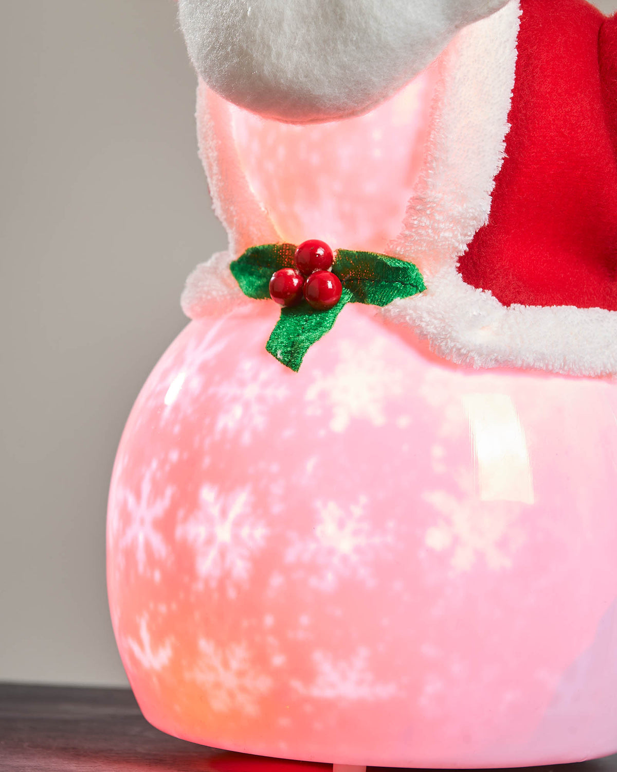 Musical Animated Santa Figurine, 35 cm