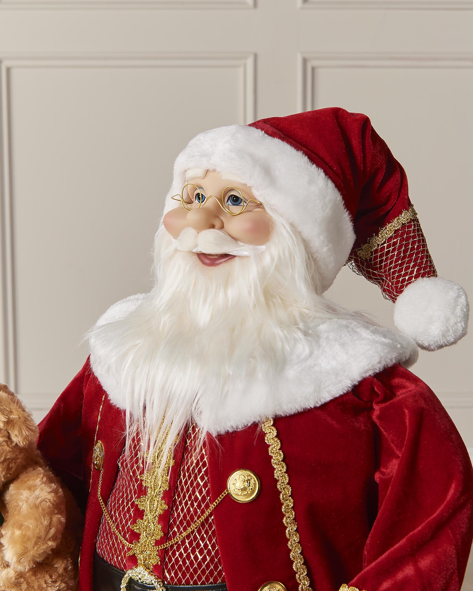Large Standing Santa Figurine, 90cm