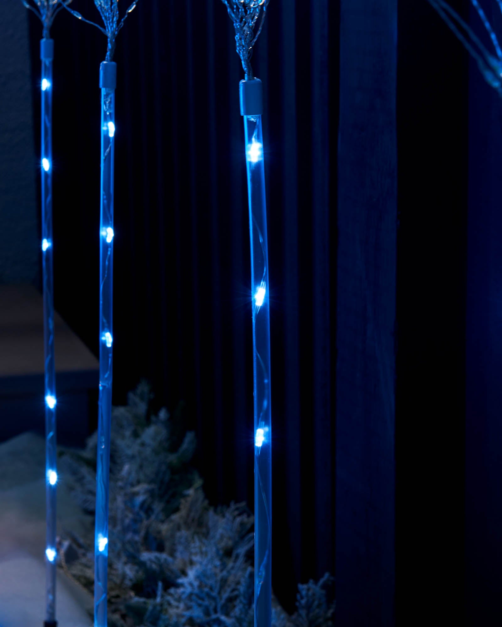 Set of 4 Firework Pathway Stake Lights, 96 cm