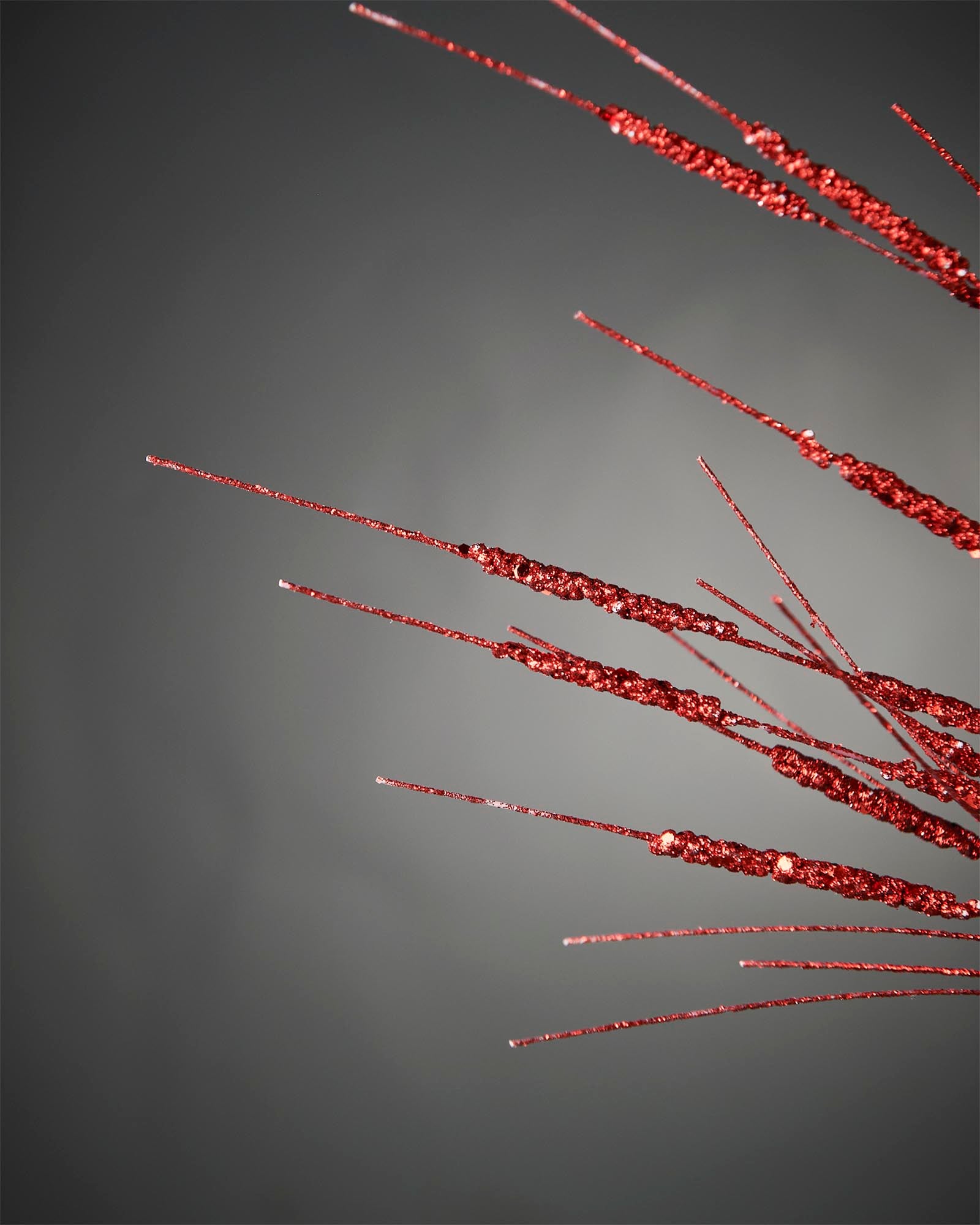 Glitter Wispy Spray, Red, 100 cm
