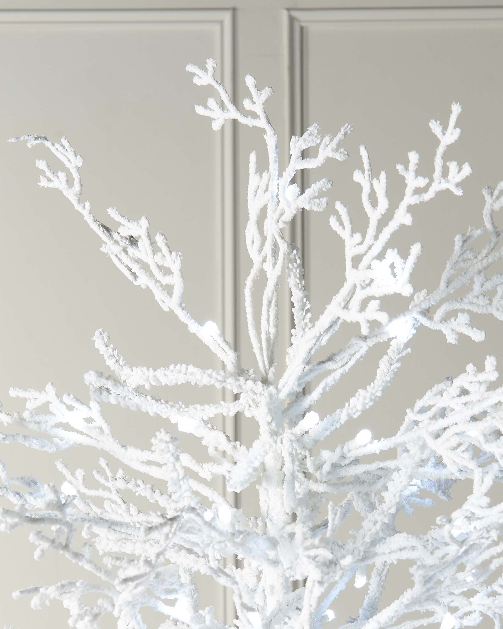 Pre-Lit Arctic Ice Twig Christmas Tree, 7 ft