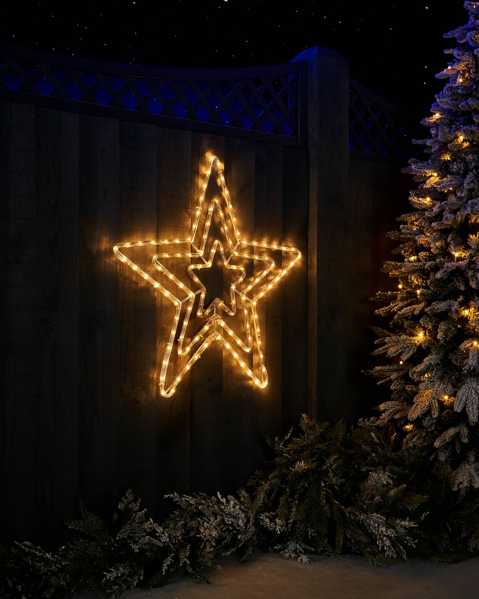 Outdoor flashing star deals light