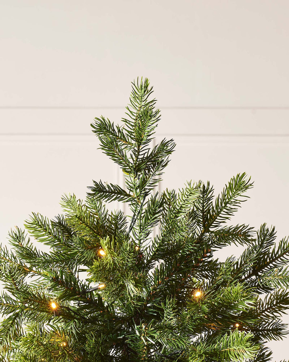 Pre-Lit Balsam Fir Christmas Tree, 8 ft