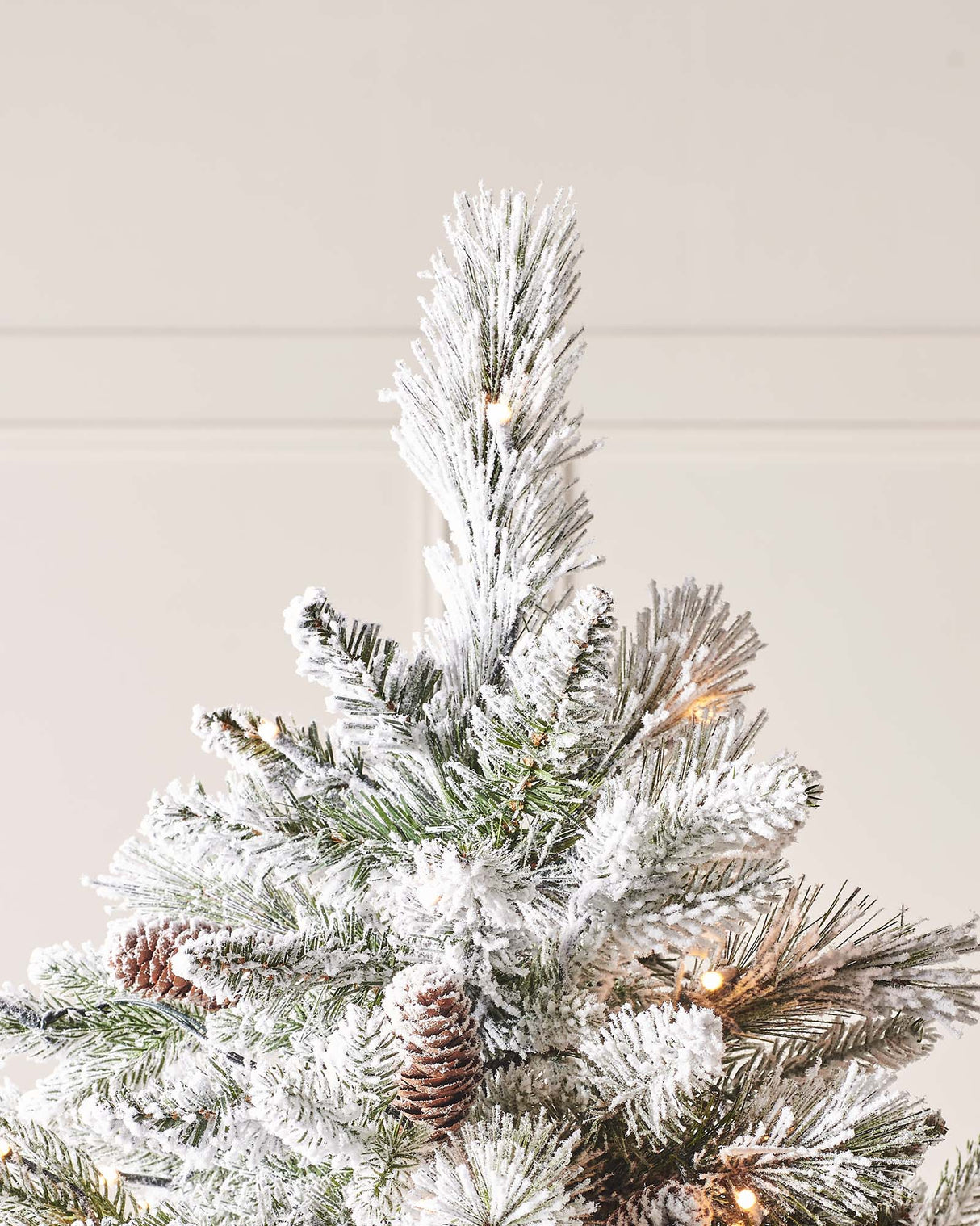 Pre-Lit Shimmering Christmas Tree, 7 ft