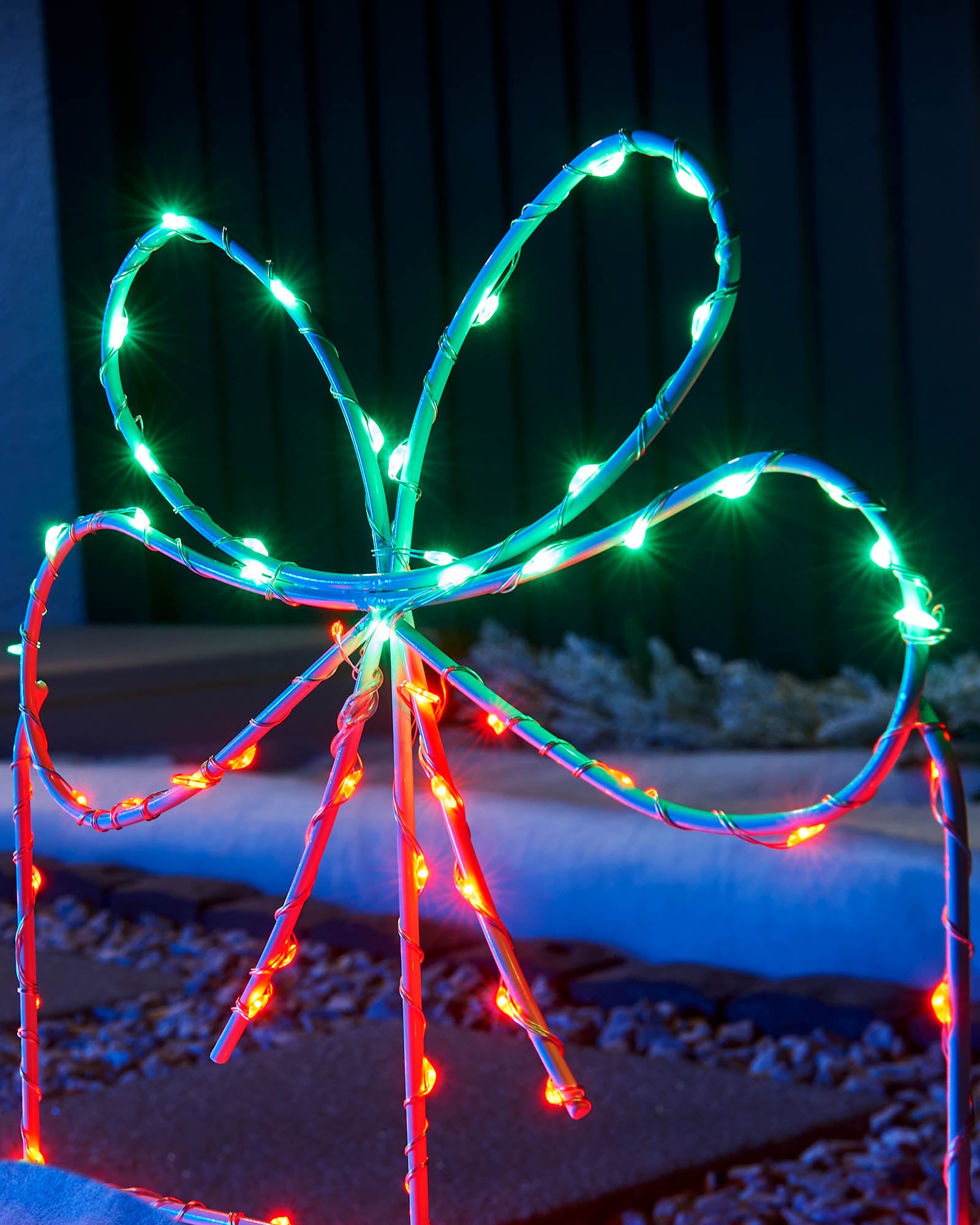 Set of 3 Giftbox Pathway Stake Lights, 40 cm