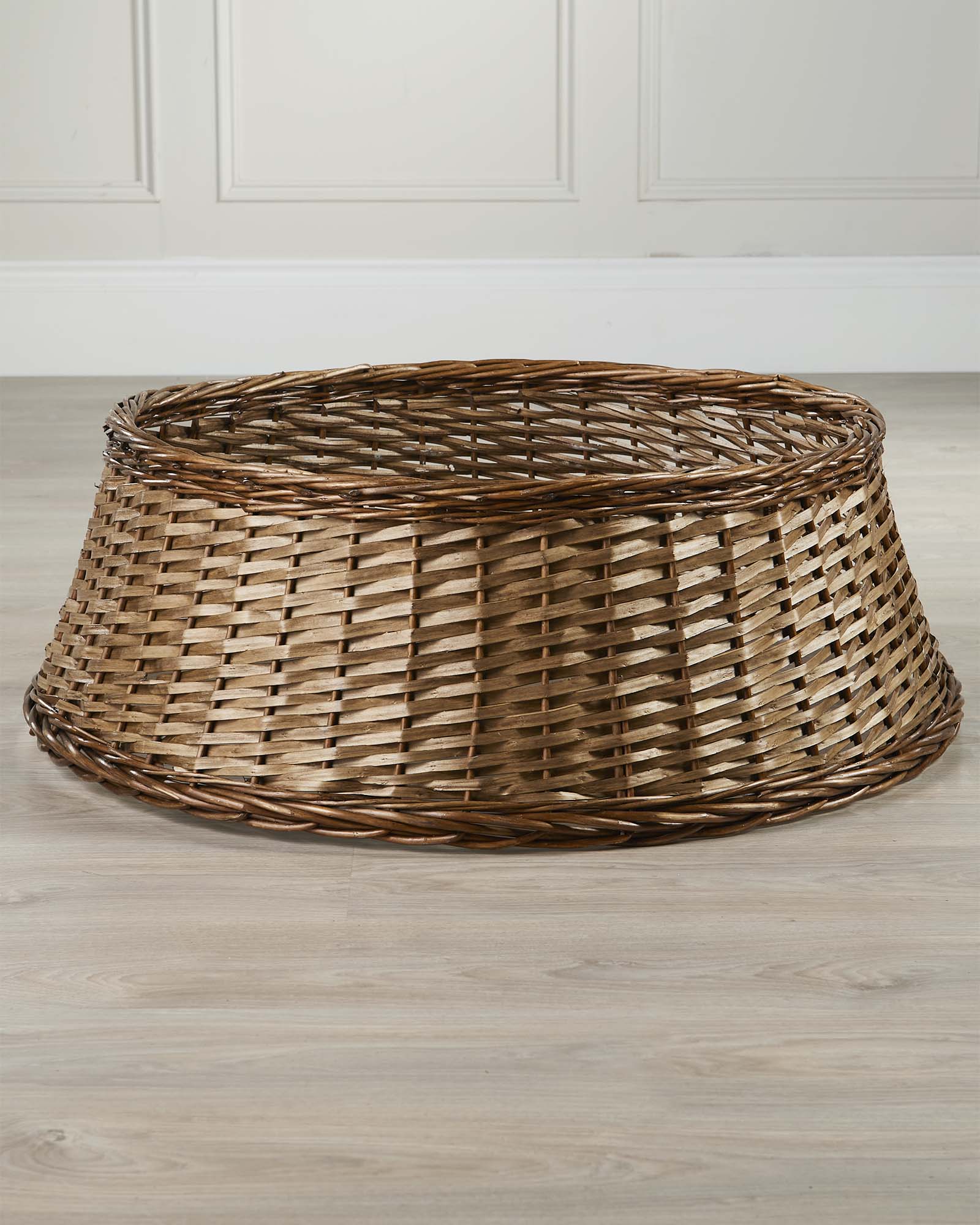 Wicker Tree Collar, Brown, 85 cm