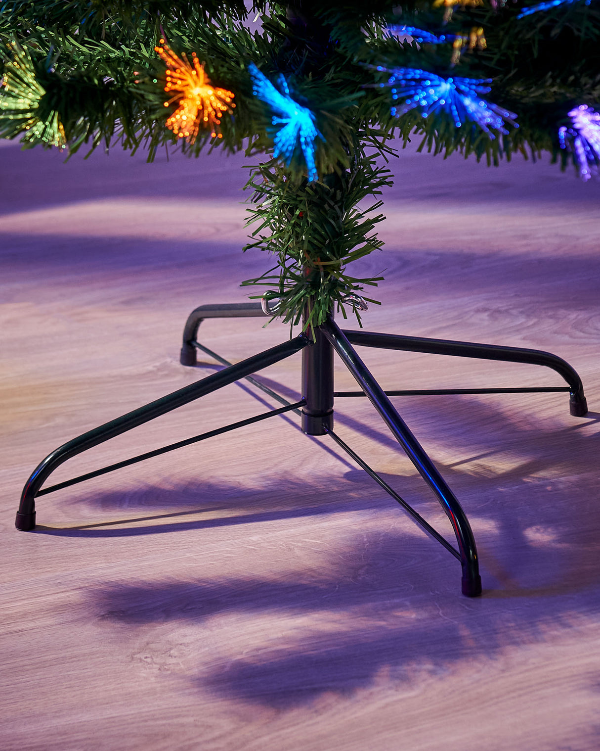Pre-Lit Fibre Optic Christmas Tree with Tree Topper