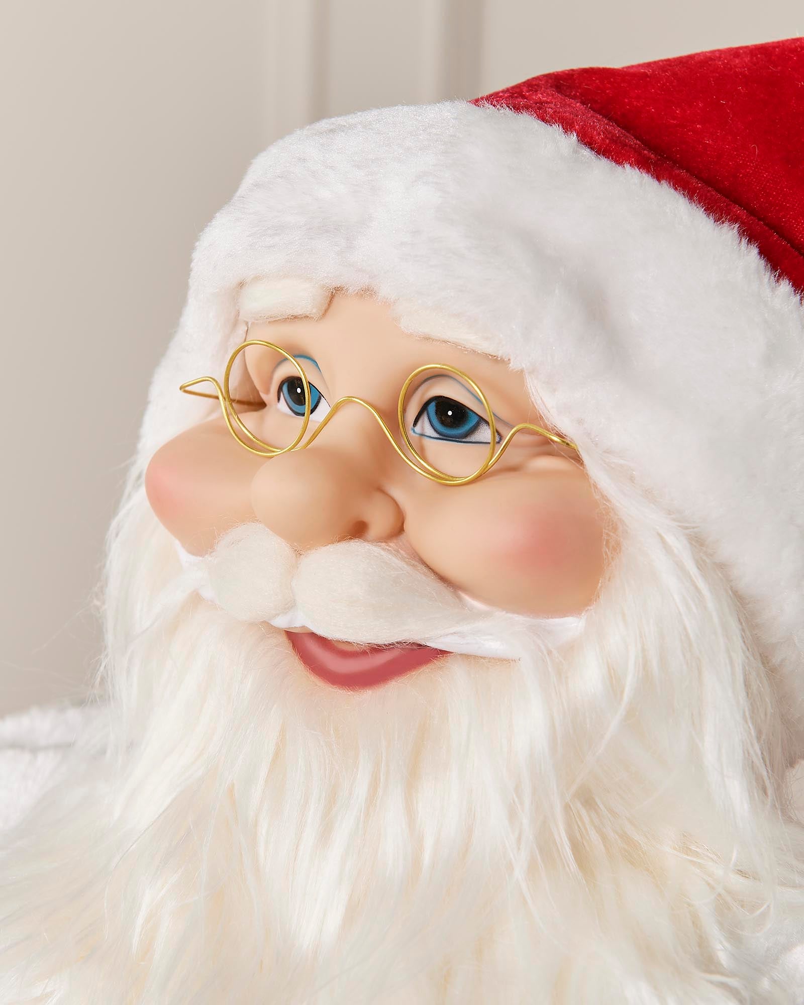 Large Standing Santa Figurine, 90cm