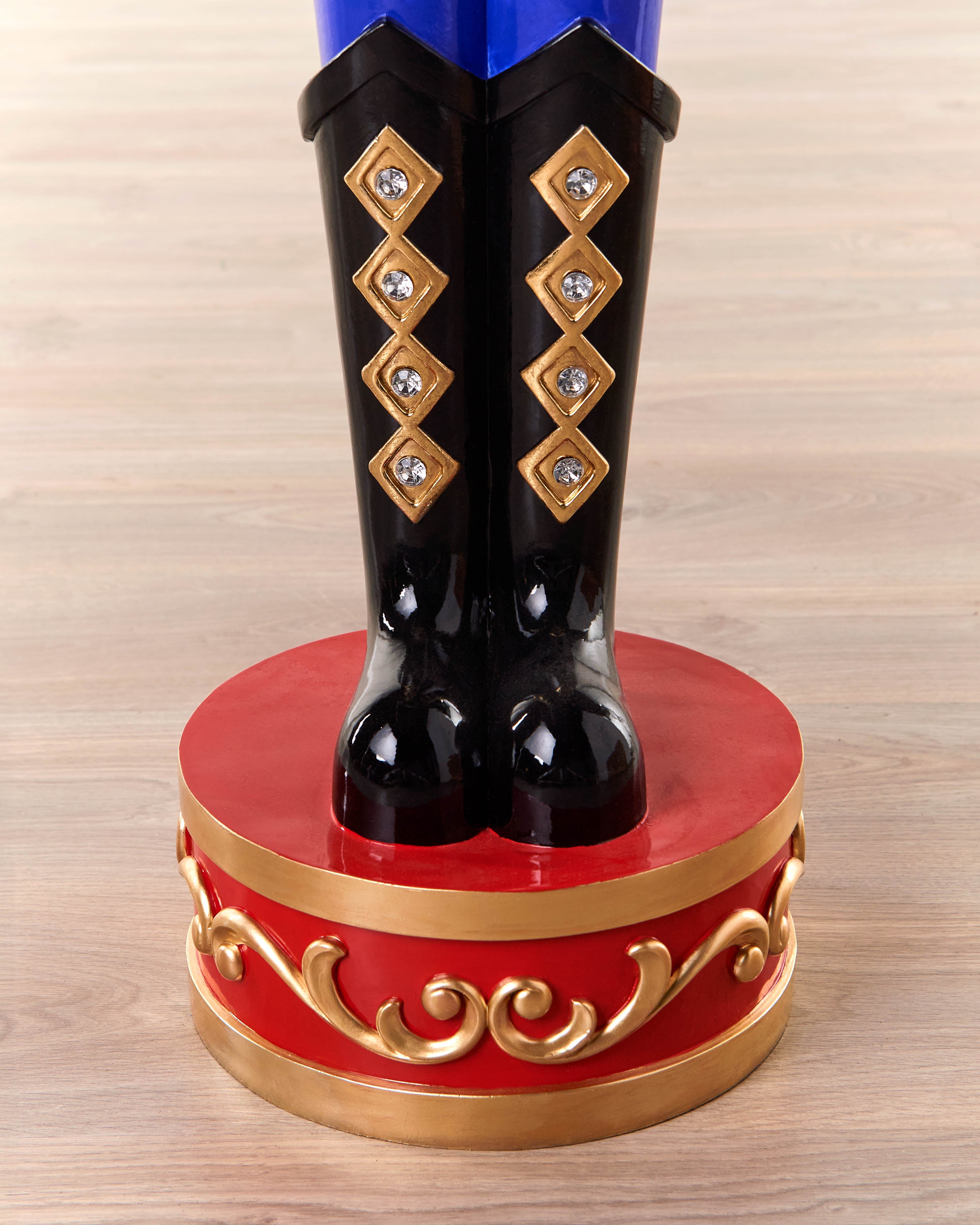 Traditional Christmas Resin Nutcracker, 4 ft