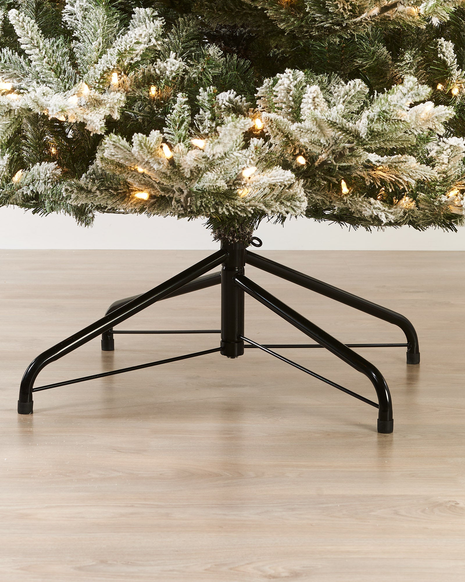 Pre-Lit Snow Flocked Fraser Fir Christmas Tree, 9 ft