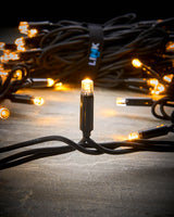 LINK PRO LED String Lights, Black Cable, Gold