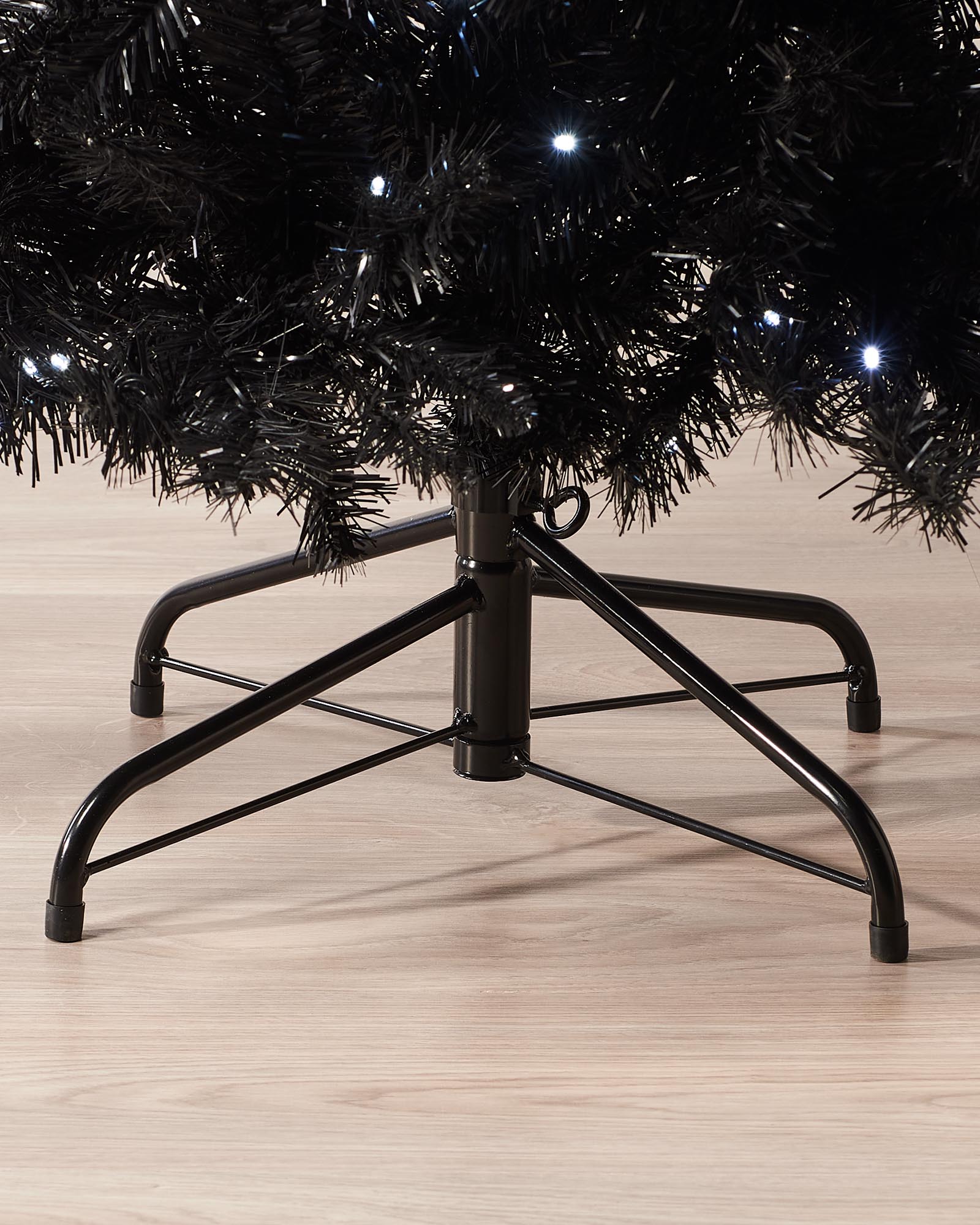 Pre Lit Slim Black Christmas Tree 6 ft We R Christmas
