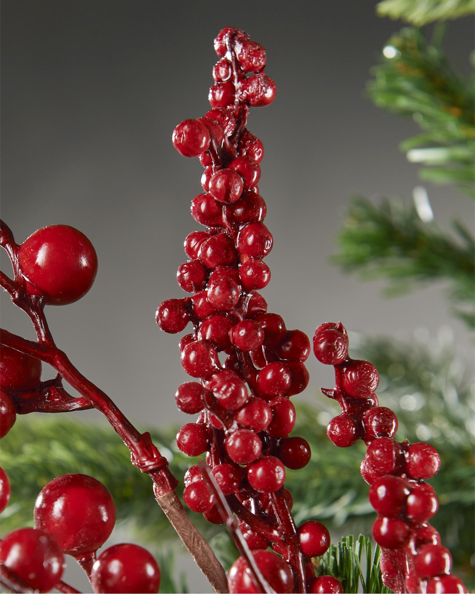 Mixed Berries Spray, Red, 40 cm