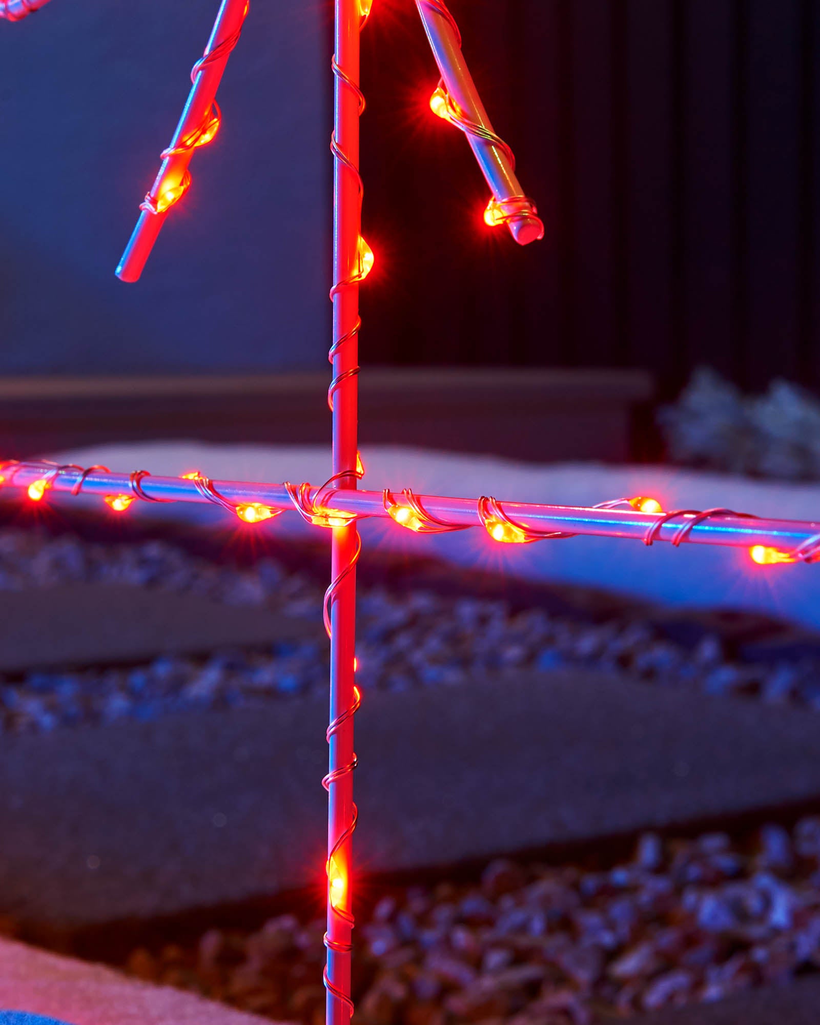 Set of 3 Giftbox Pathway Stake Lights, 40 cm