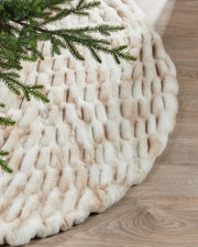 Faux Two Toned Tree Skirt, 132 cm