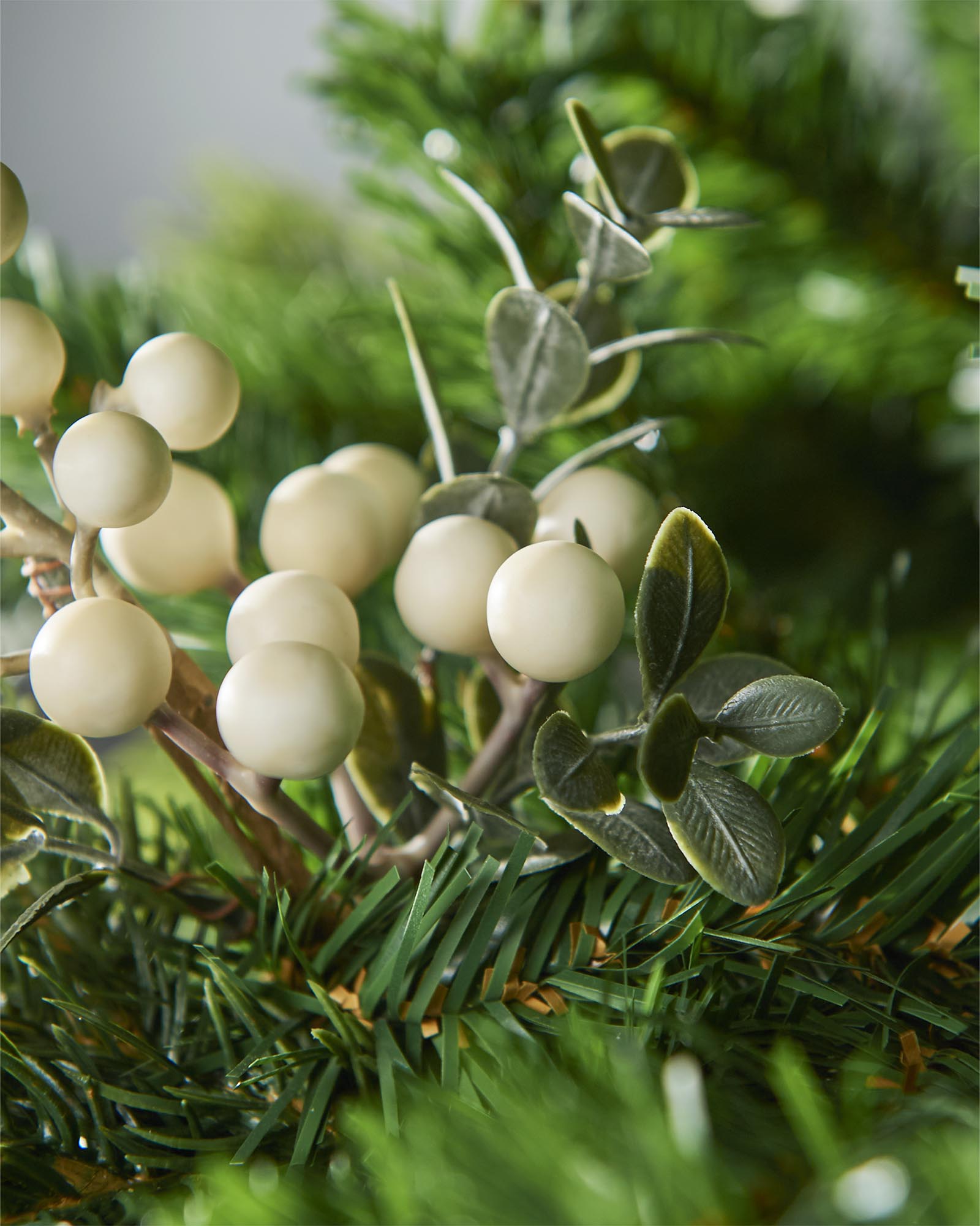 Set of 5 Mistletoe Picks, 22 cm
