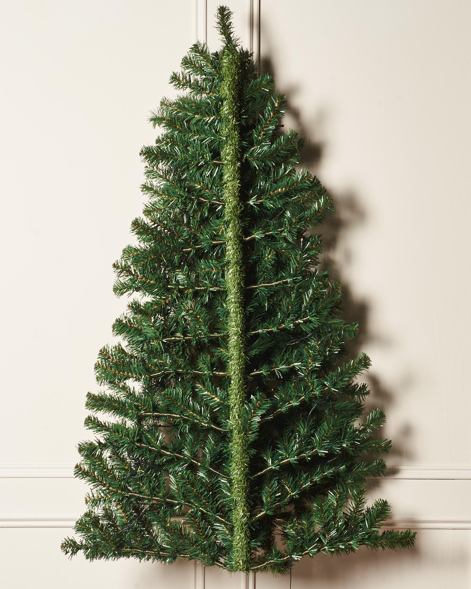 Pre-Lit Green Wall Mounted Christmas Tree