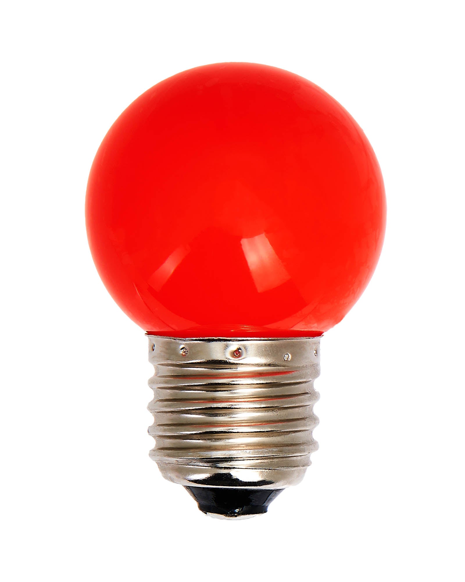 240v Festoon Series 1.3W E27 LED Bulb, Red