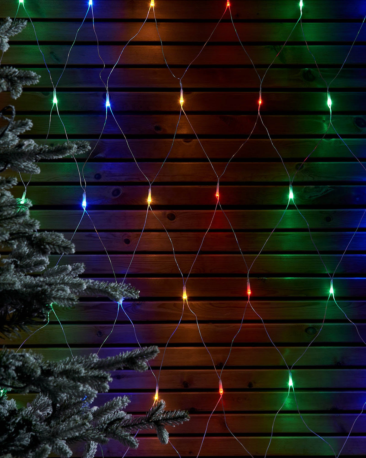 LINK UP LED Net Lights, 2 m x 2 m, Multi Colour