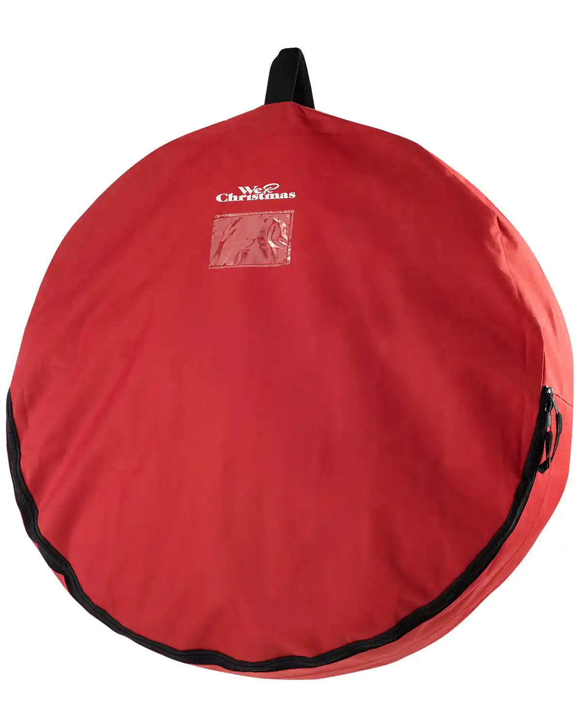 76 cm red garland and wreath storage bag on a white background