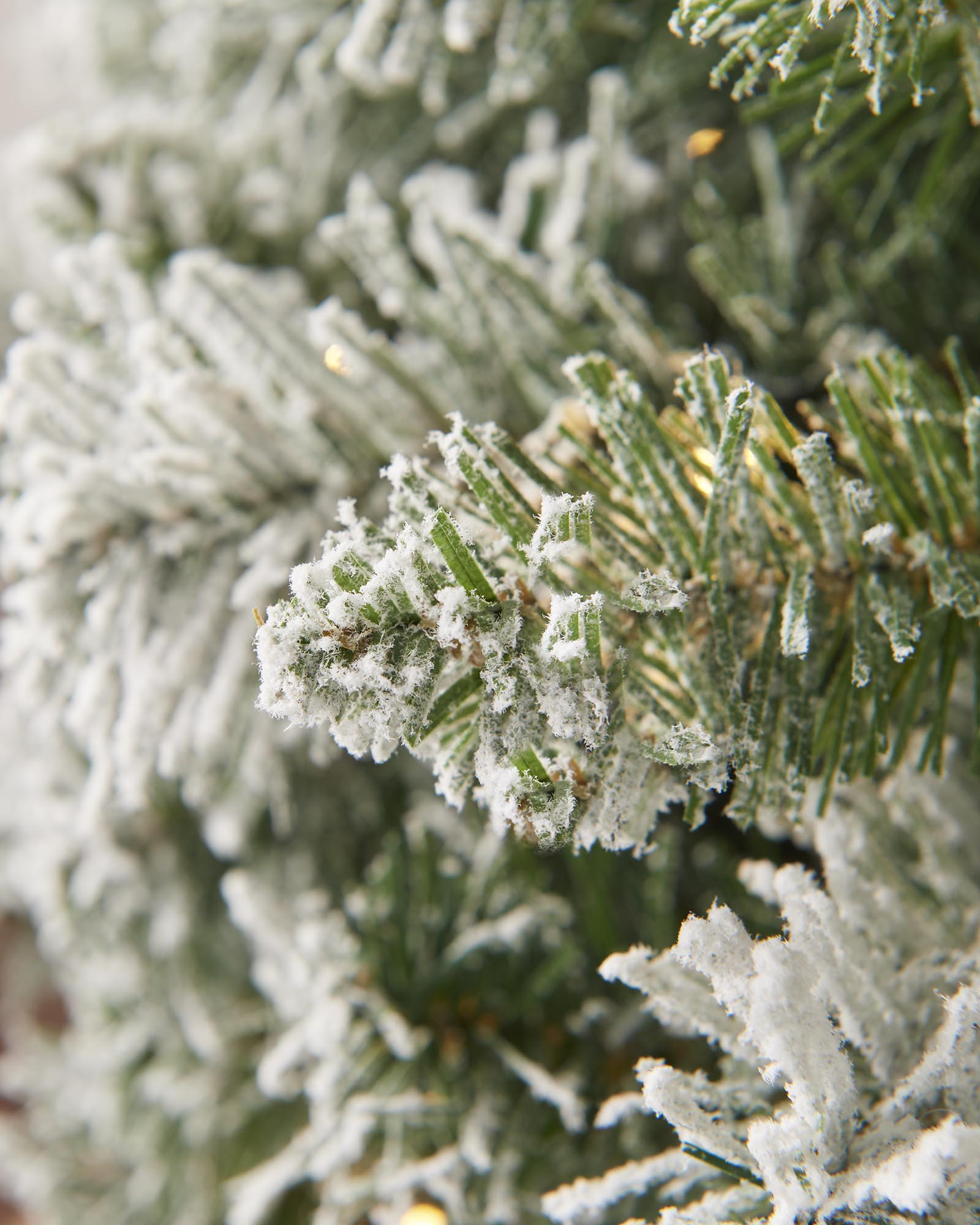 Pre-Lit Snow Flocked Gonk Tree, 3 ft