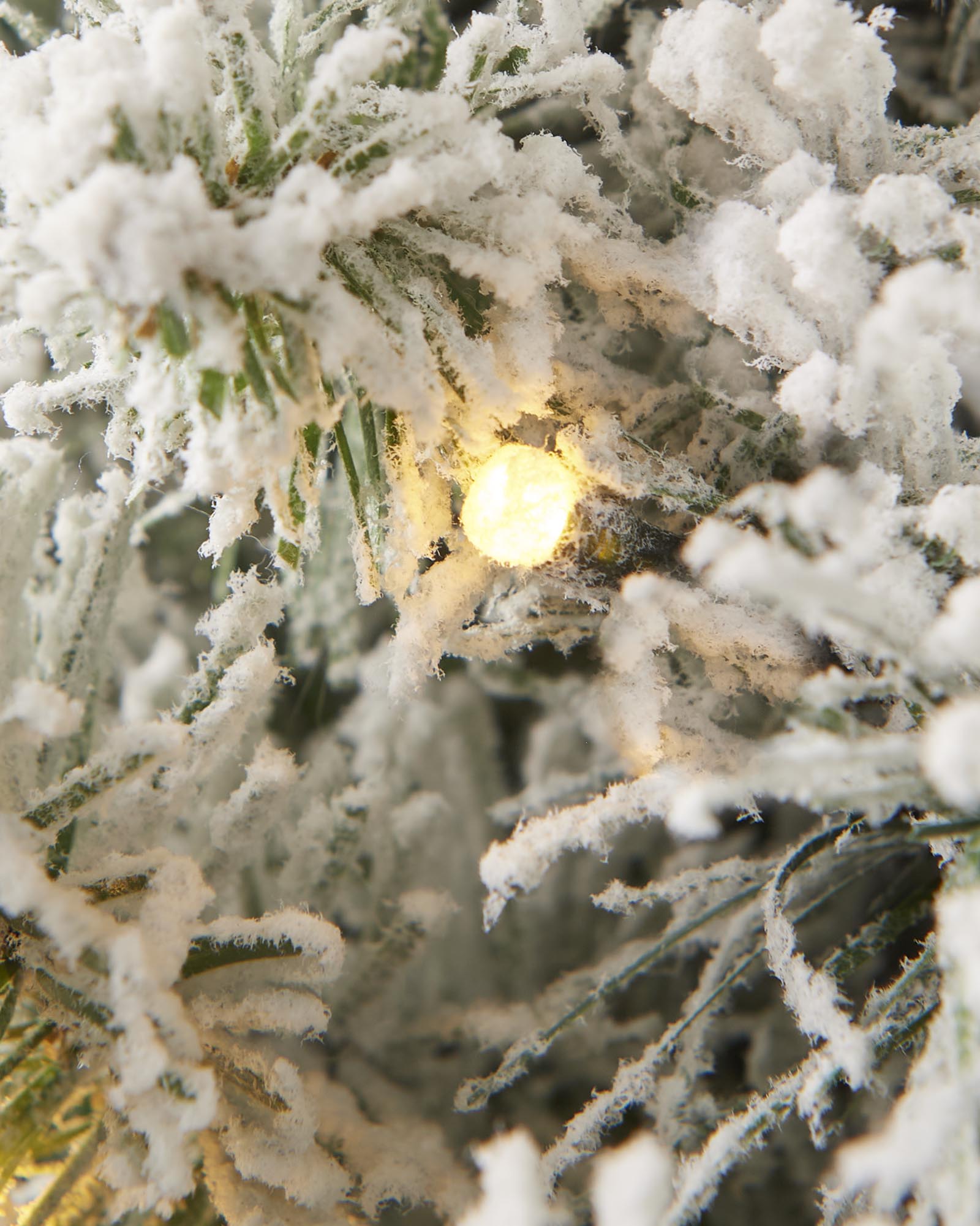 Pre-Lit Snow Flocked Gonk Tree, 3 ft