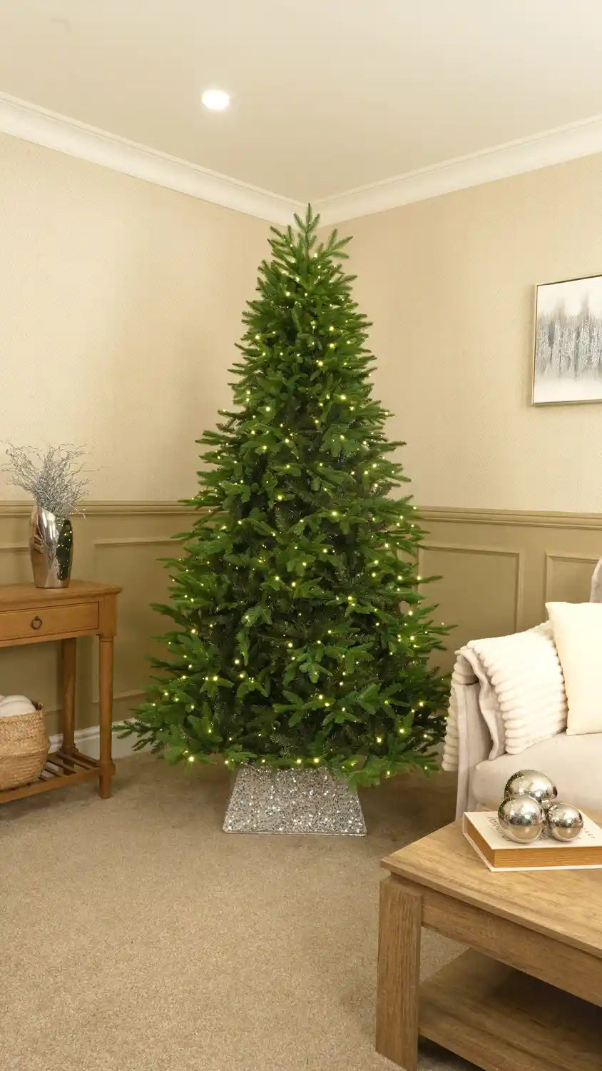 Shape Your Christmas Tree and Add a Tree Collar