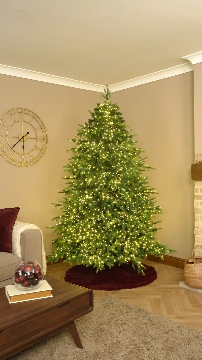 Shape Your Christmas Tree and Add a Tree Skirt
