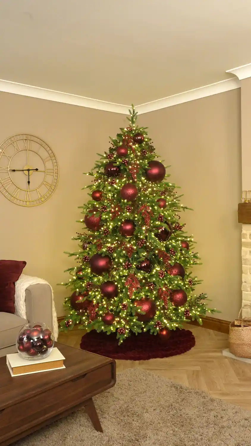 Add Burgundy Glass Berry Clusters