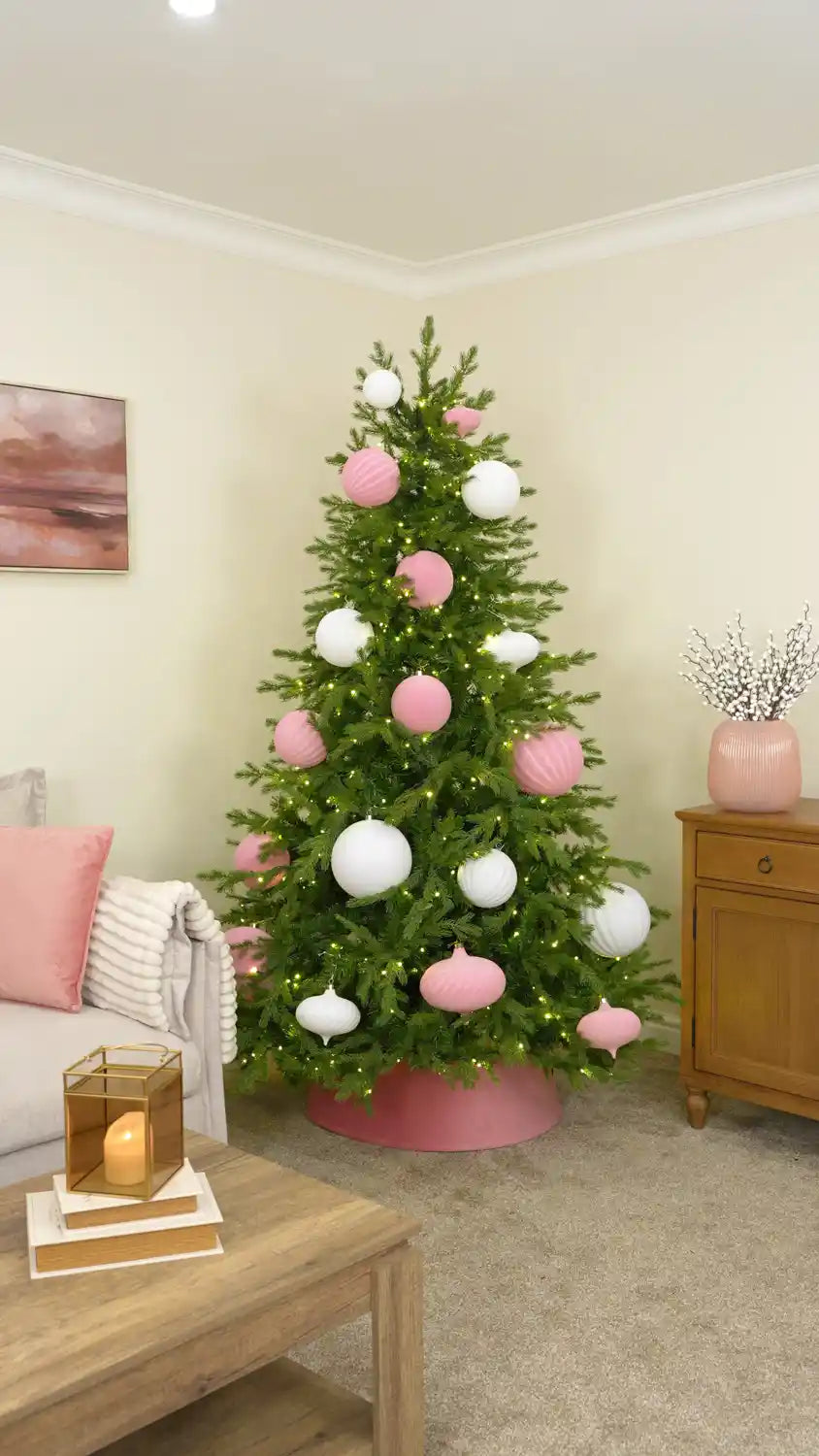 Fill Smaller Spaces with 10cm Pink Baubles