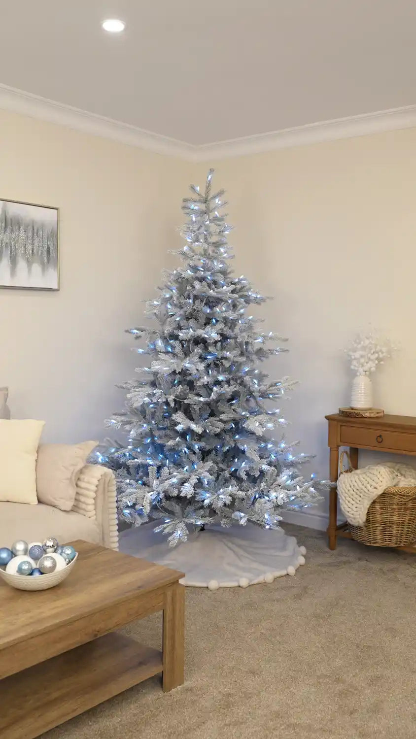 Shape Your Christmas Tree and Add a Tree Skirt