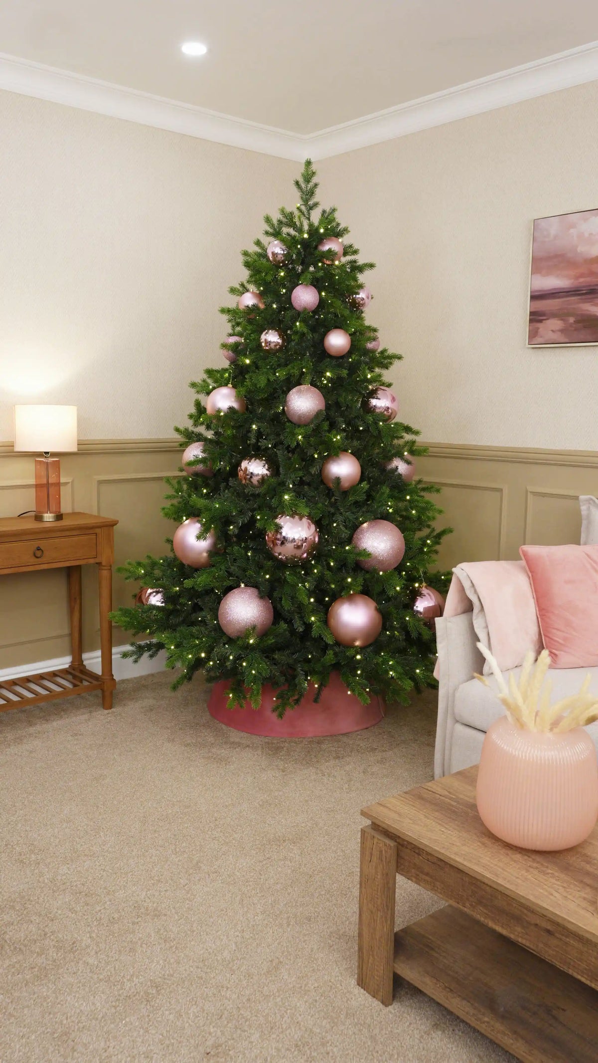 Fill Smaller Spaces with 10cm Pink Baubles
