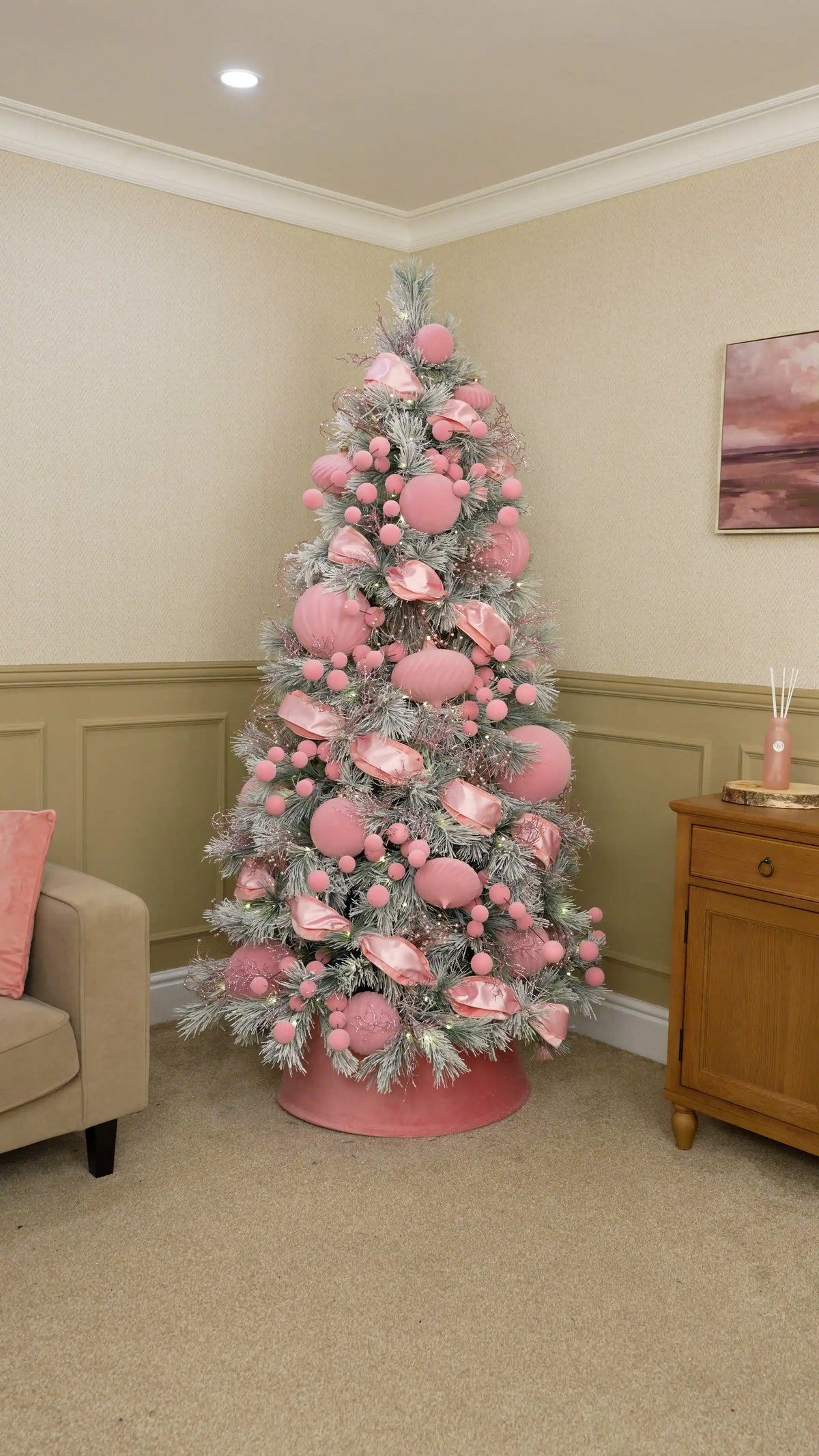 Add Pink Glitter Coral Picks