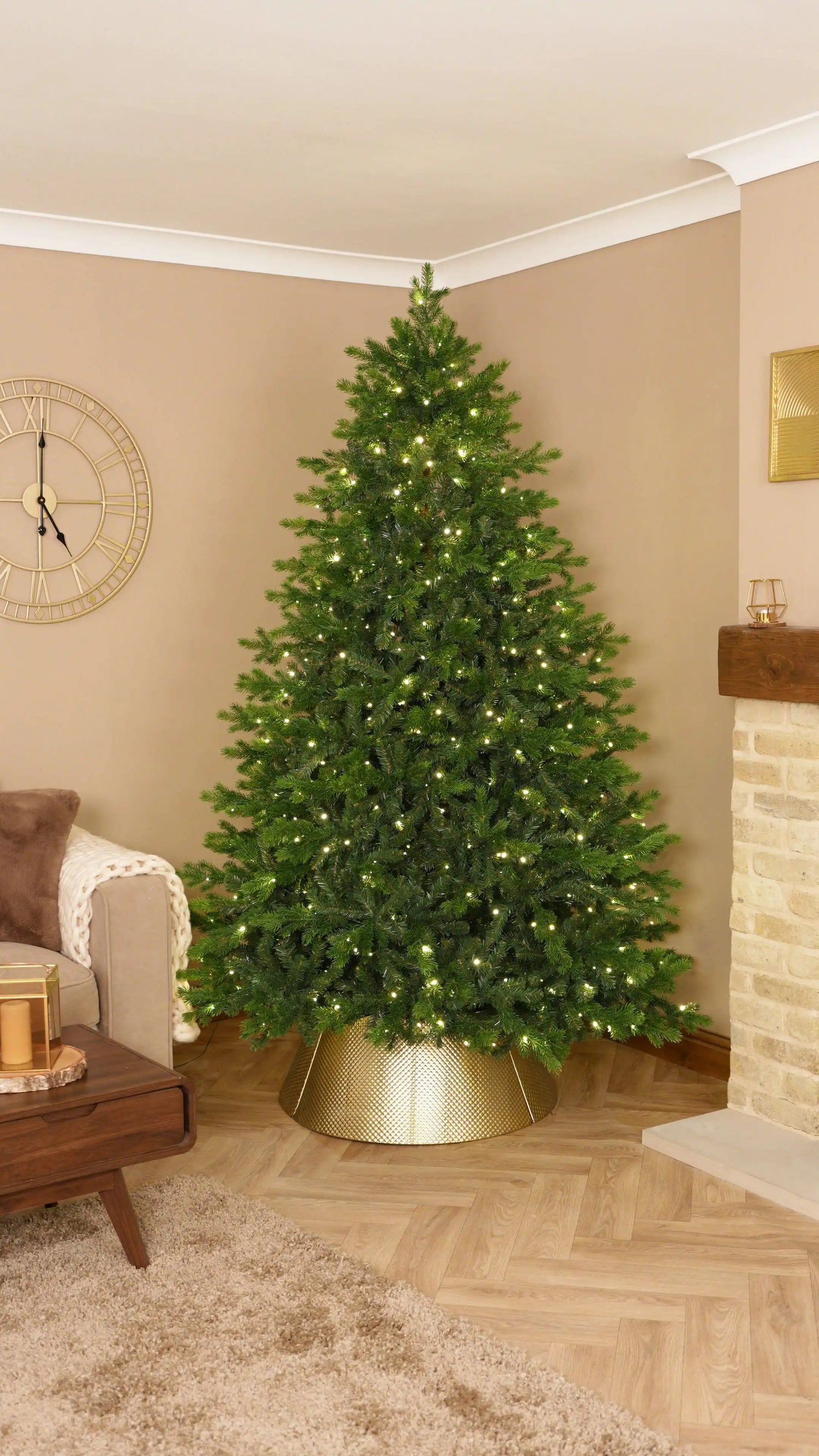 Shape Your Christmas Tree and Add a Tree Collar