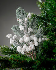 White Artificial Berries Pick, 31 cm