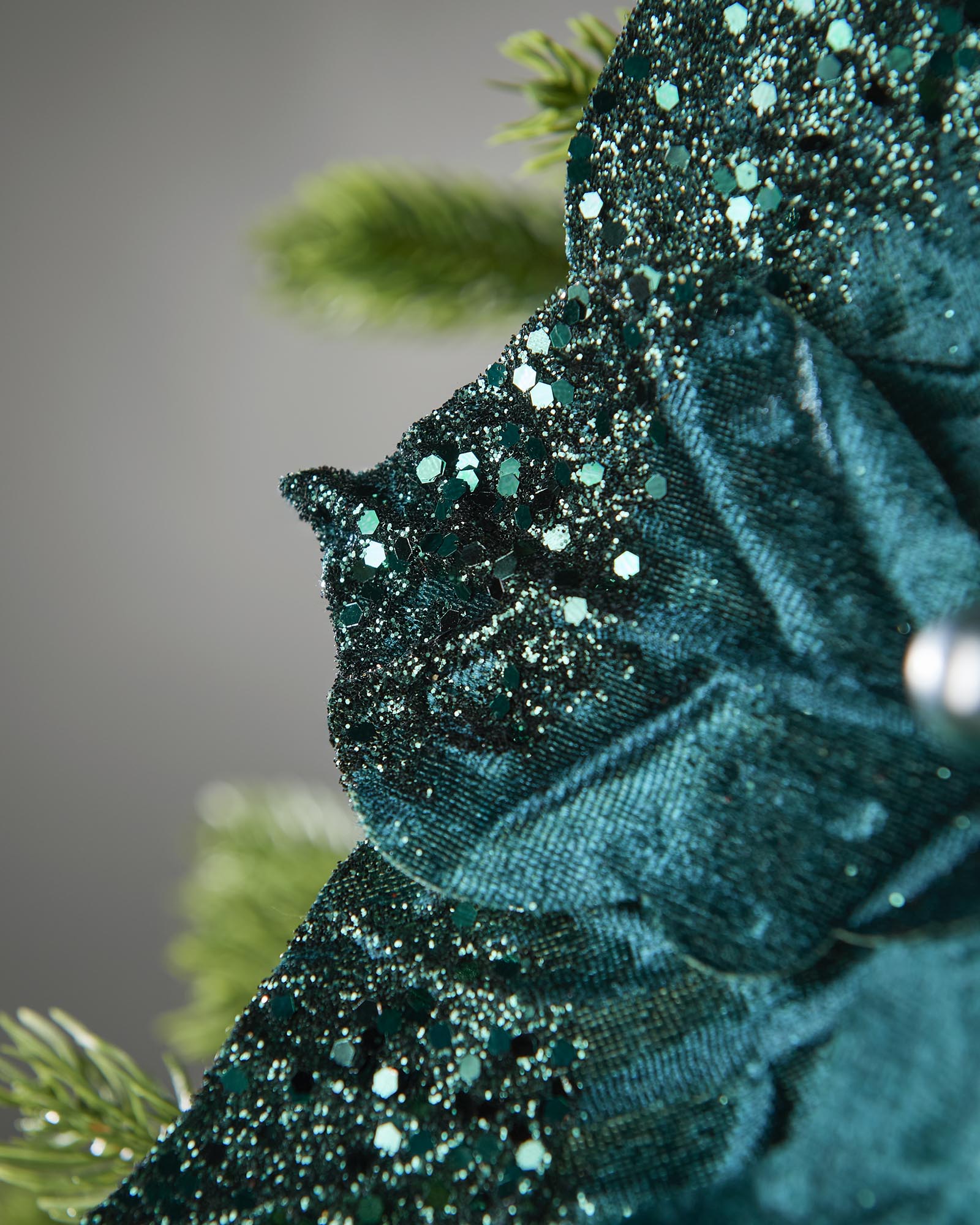 Emerald Artificial Poinsettia Flower, 30 cm